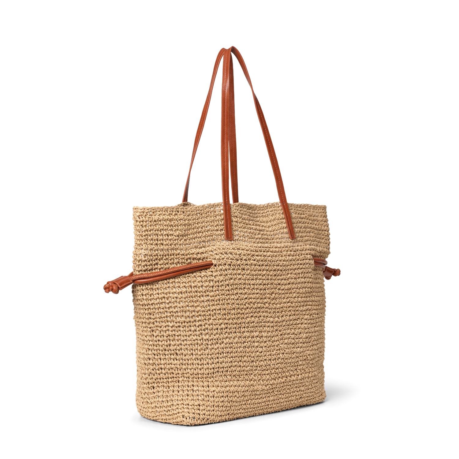 Day Natural Straw Shoulder Beige