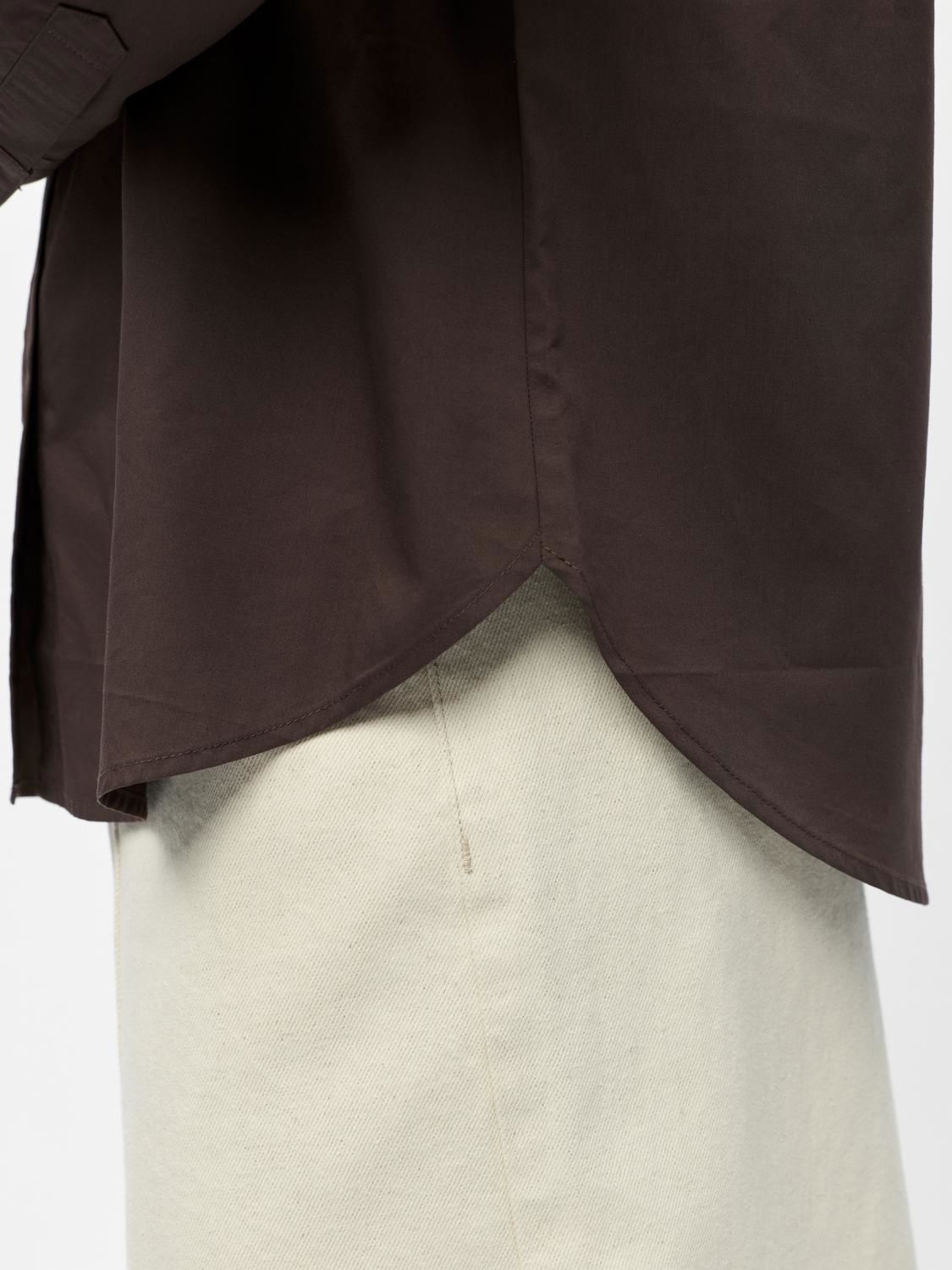Objzila L/s Re Shirt Noos Brun