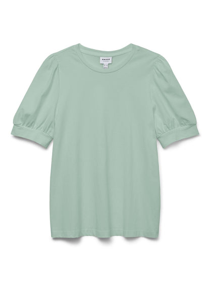 Awkerry 2/4 O-Neck Top Noos Grønn