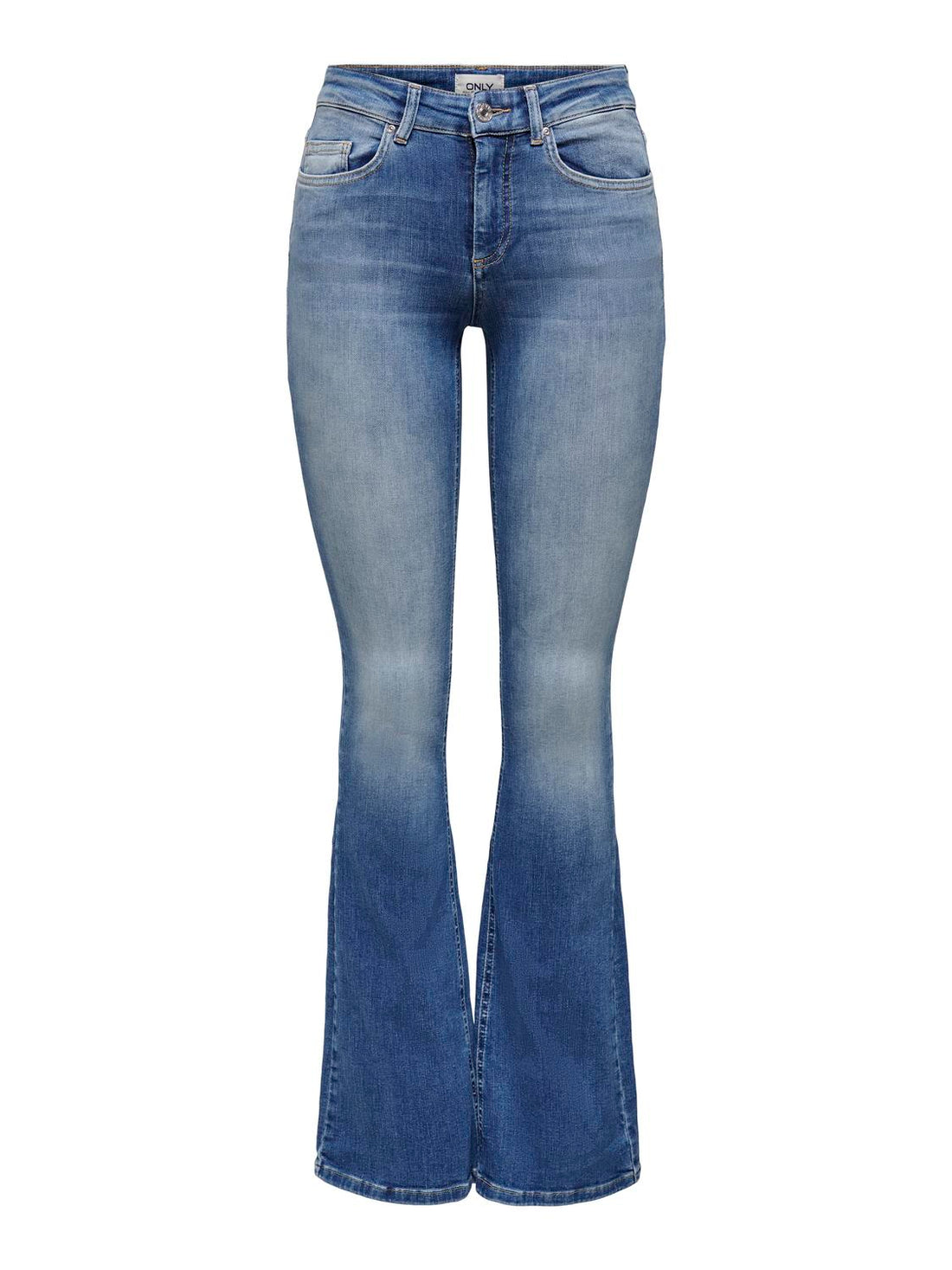 Onlblush Mid Flared Dnm Rea1319 Noos Blå
