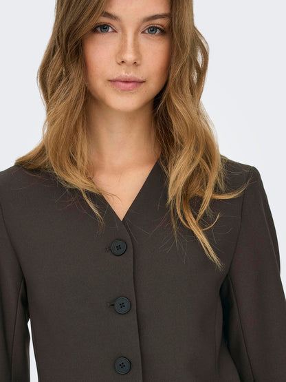 Onllamina Life L/s Fit Blazer Tlr Brun