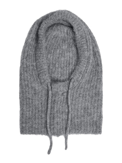 Objmilu Knit Balaclava Noos Mellomgrå