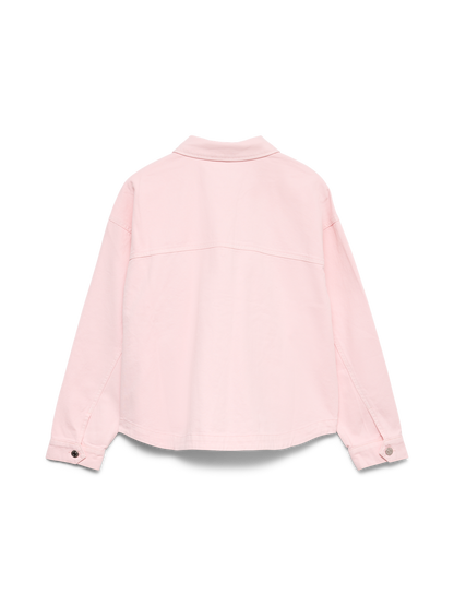 Vmjamie Ls Denim Shacket Mix Ga Noos Rosa