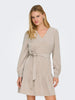 Onlmarike Life L/s Cord Belt Dress Pnt Beige