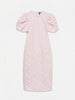 Vmfia Ss O-Neck Midi Dress Exp Rosa