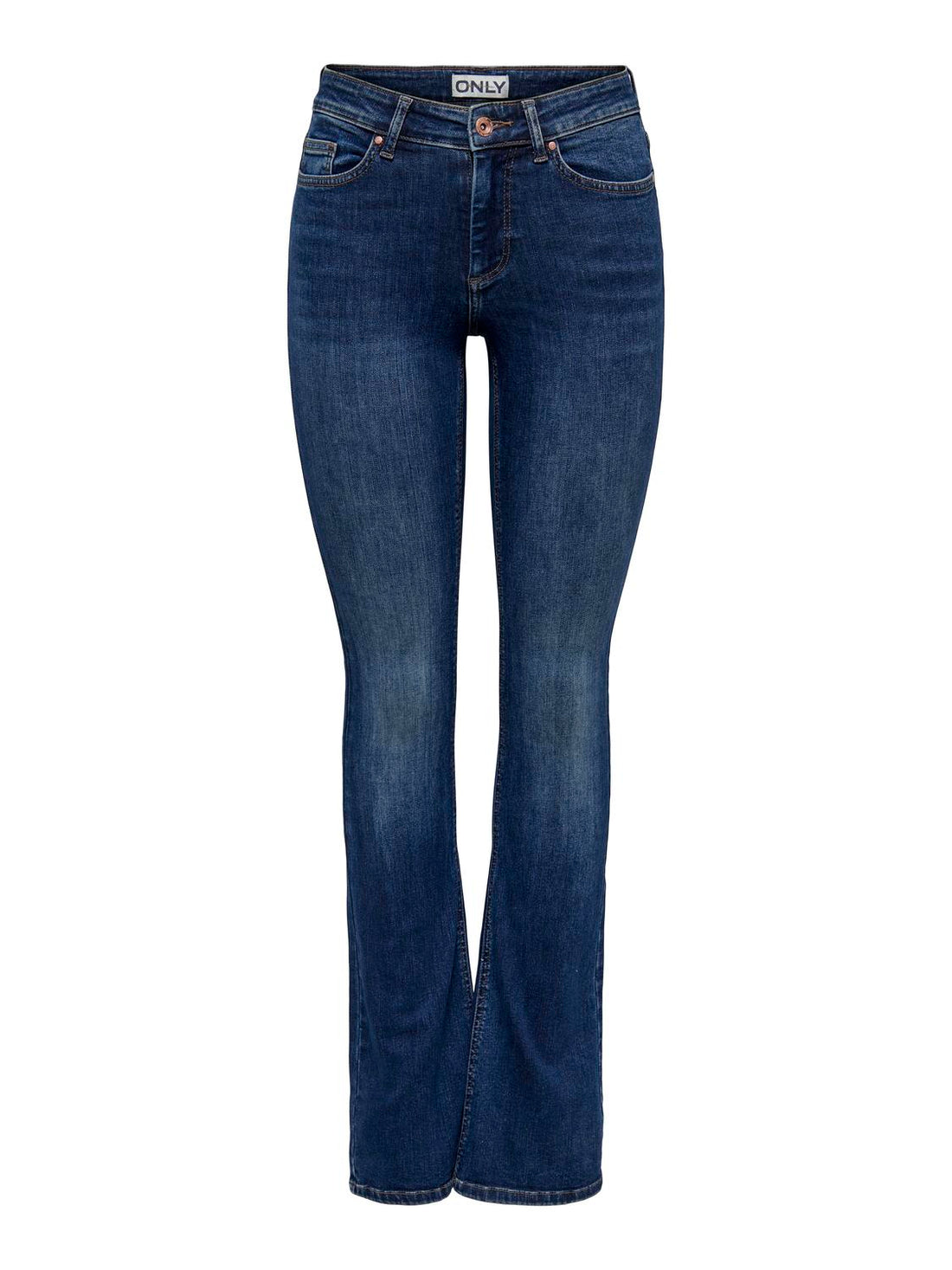 Onlblush Mid Flared Dnm Tai021 Noos Blå