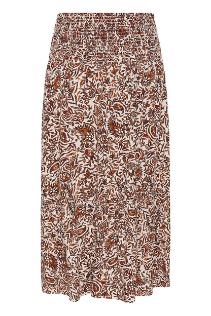 Crtiah Mid Calf Skirt Oransje