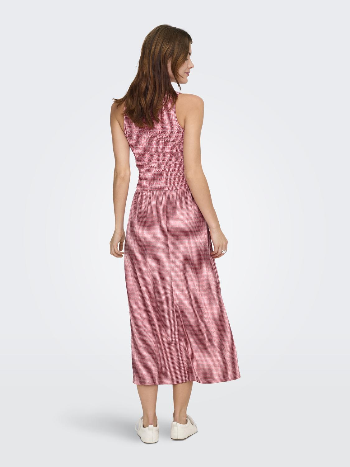 Onlcelle S/l Smock Dress Jrs Rød