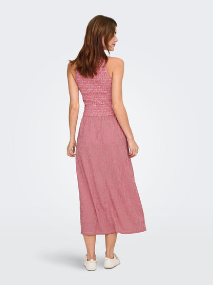 Onlcelle S/l Smock Dress Jrs Rød