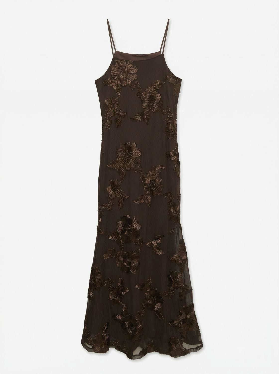 Vmquinn Sl Maxi Dress Exp Brun