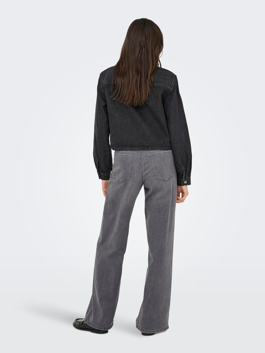 Jdymarly L/s Boxy Shacket  Dnm Noos Sort