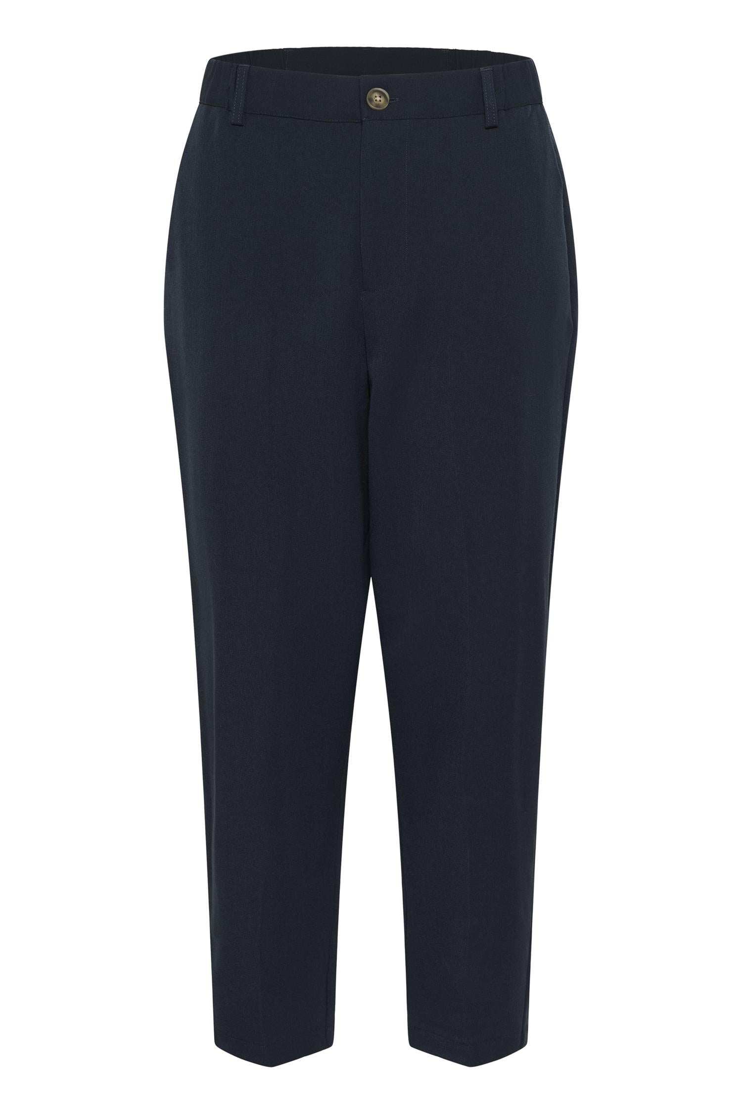 Kaheather Cropped Pants Blå