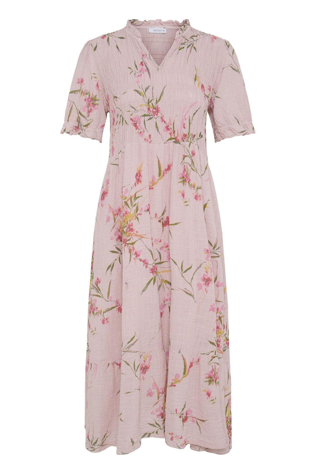 Sbalexa G Long Flo Dress Rosa