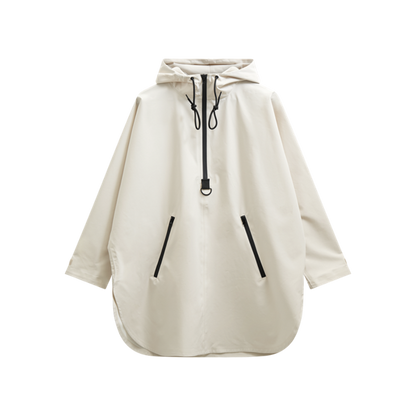FQMOW-PONCHO Offwhite