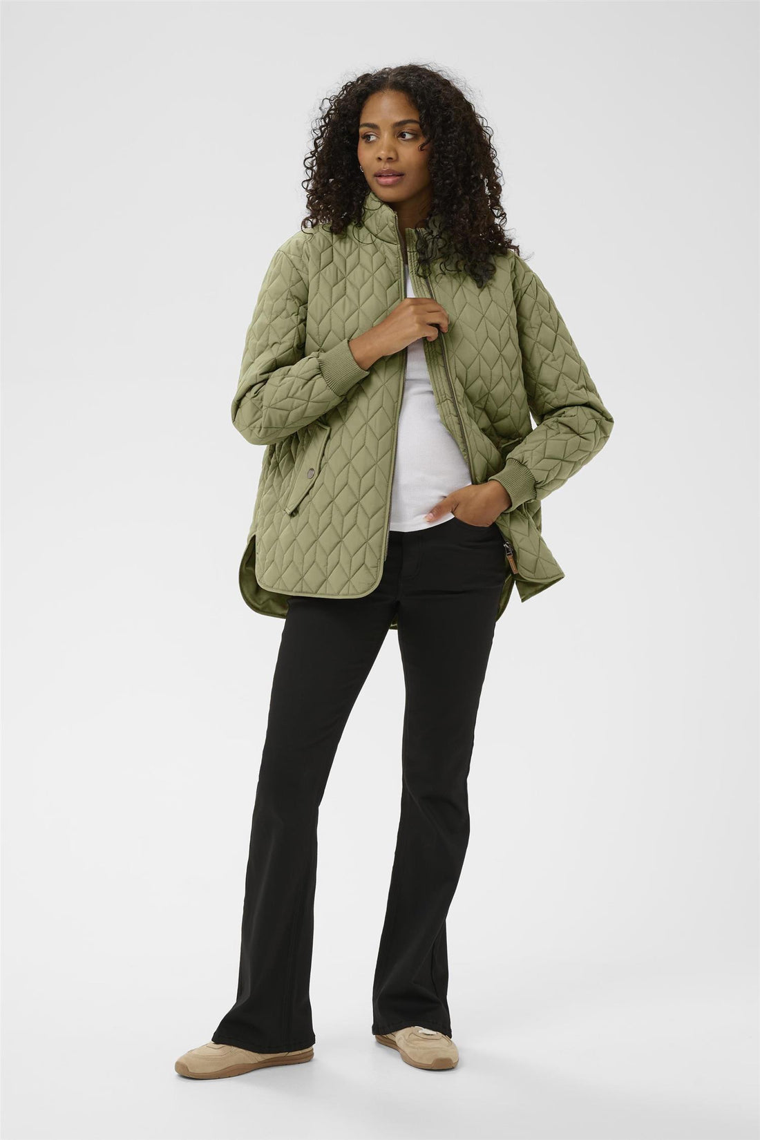 Kaleila Quilt Jacket Grønn