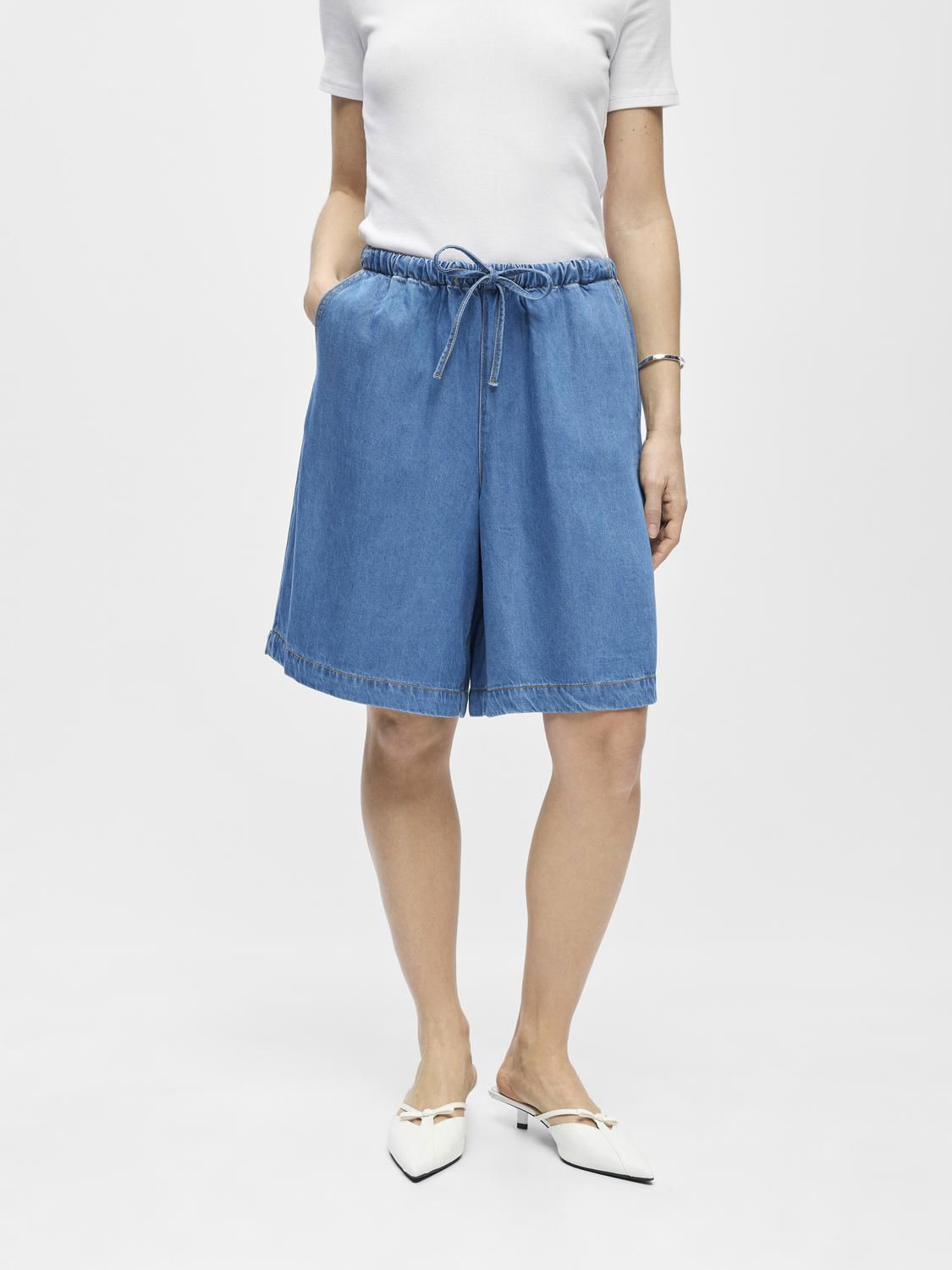 Objframe Mw Denim Shorts 145 Nd Blå