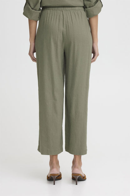 Pzluca Pant Wide Leg Grønn