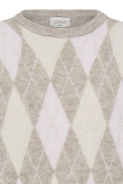 Sbargyle R Knit Blouse Rosa