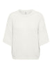 Onlnordic Ss Loose O-Neck Cs Knt Hvit