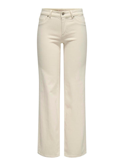 Onlblush Mid Straight Dnm Dot Noos Beige