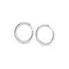 Hollie - Hoop Earrings 17mm Stainless Steel Sølv