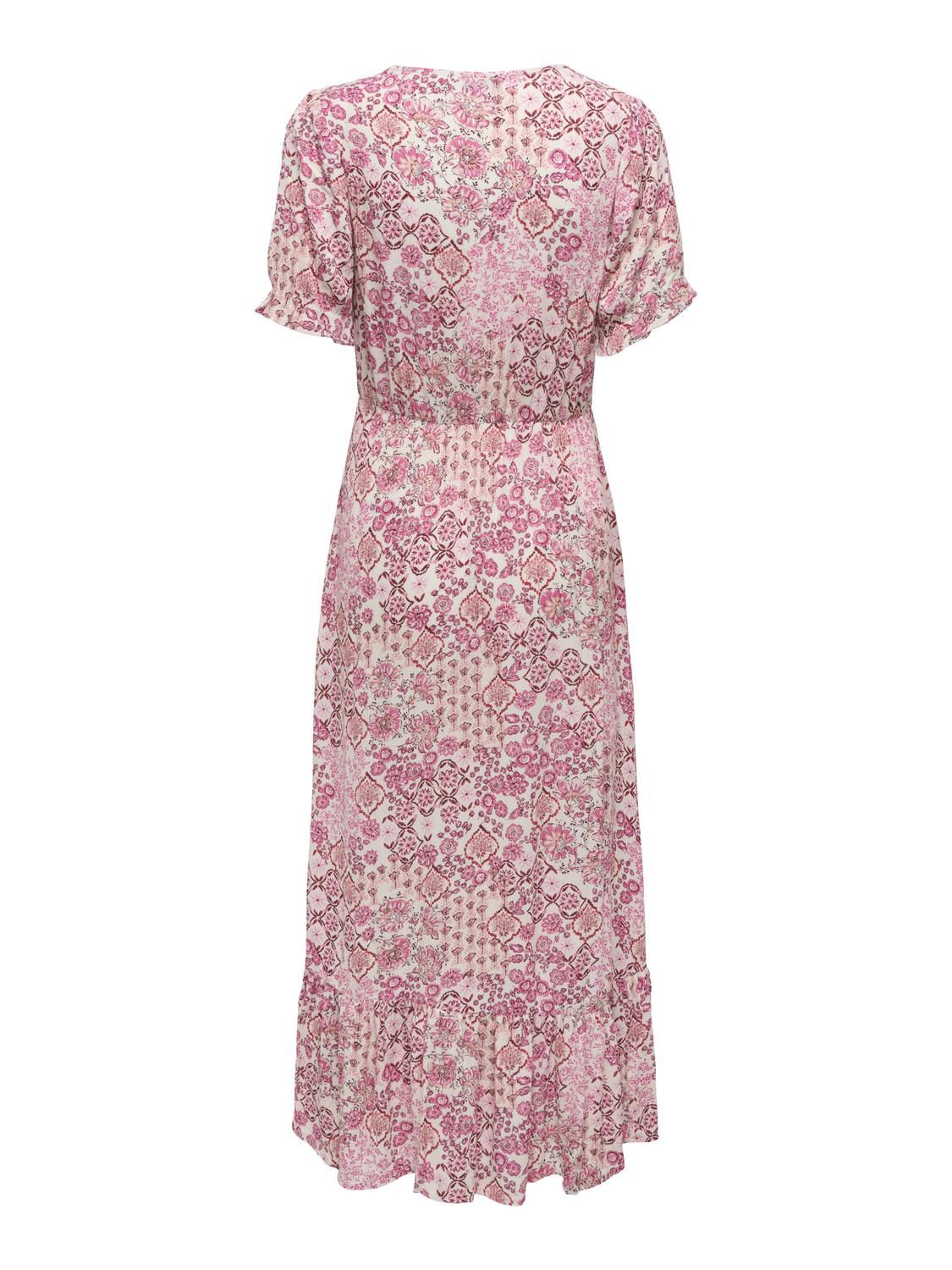 Onlchianti S/s Long Dress Wvn Noos Hvit