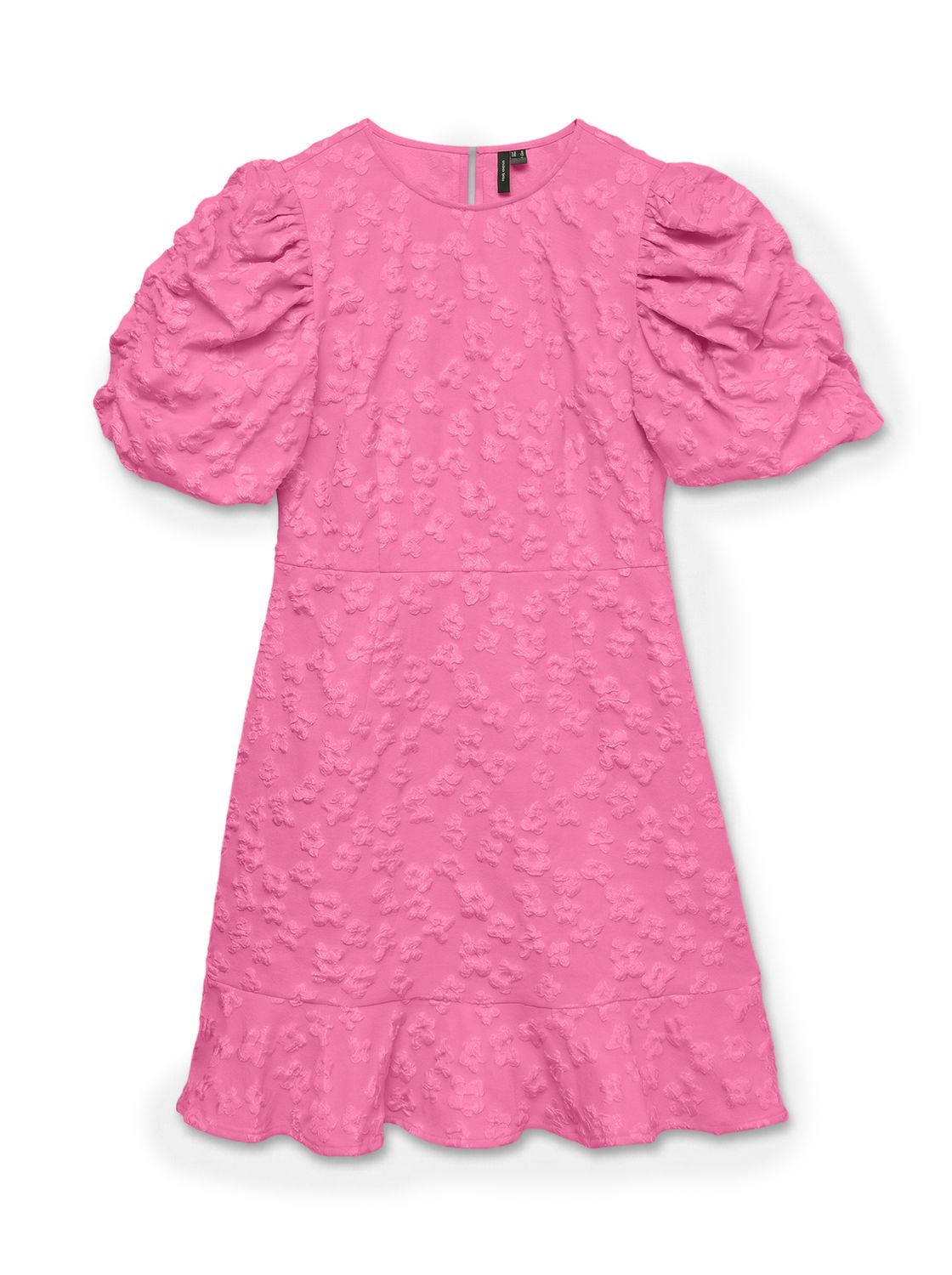 Vmfia Ss O-Neck Short Dress Exp Rosa