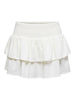 Onlgoa Mw Linen Bl Short Skirt Cc Pnt Hvit