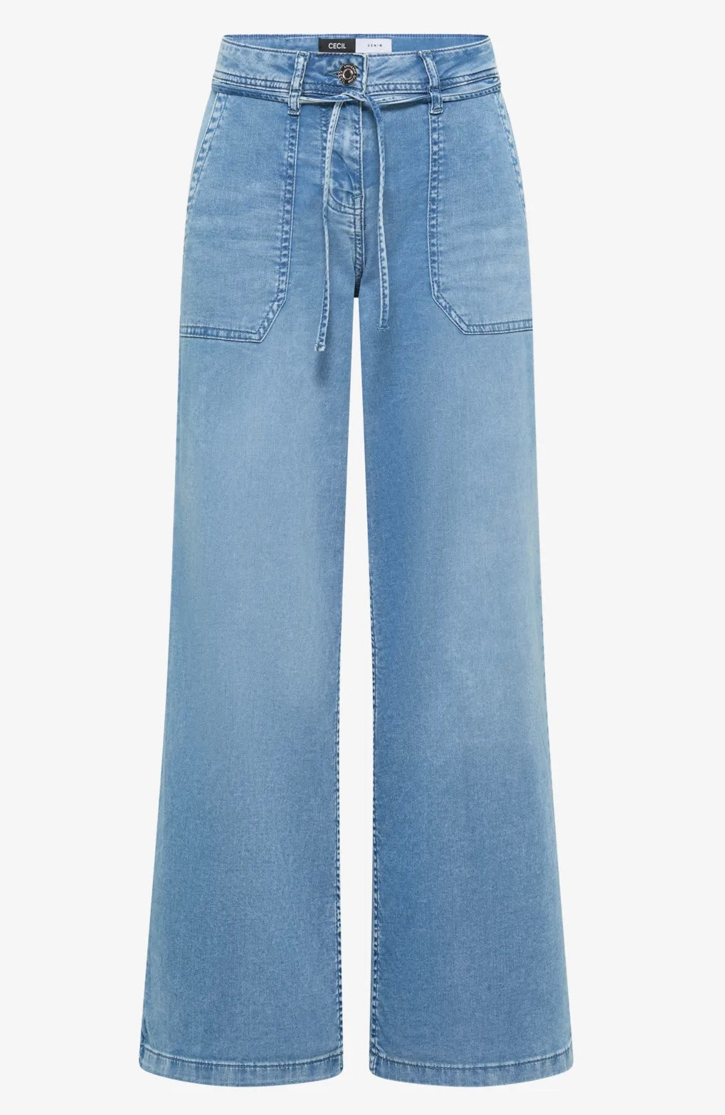 Neele flare drapey Blå