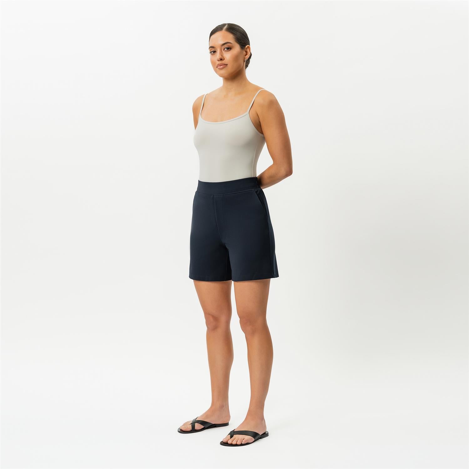 Light Ponte Shorts Marine