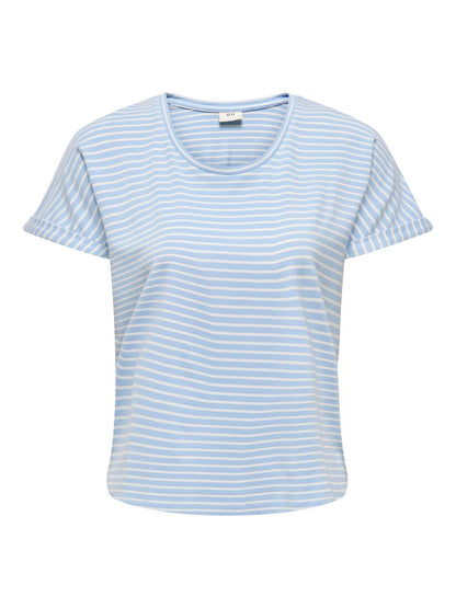 Jdysissy S/s O-Neck Top Jrs Noos Blå