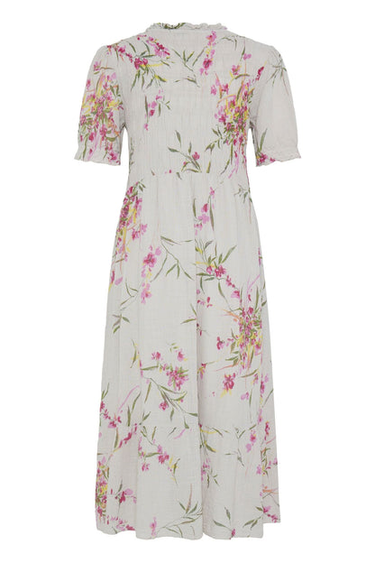 Sbalexa G Long Flo Dress Beige