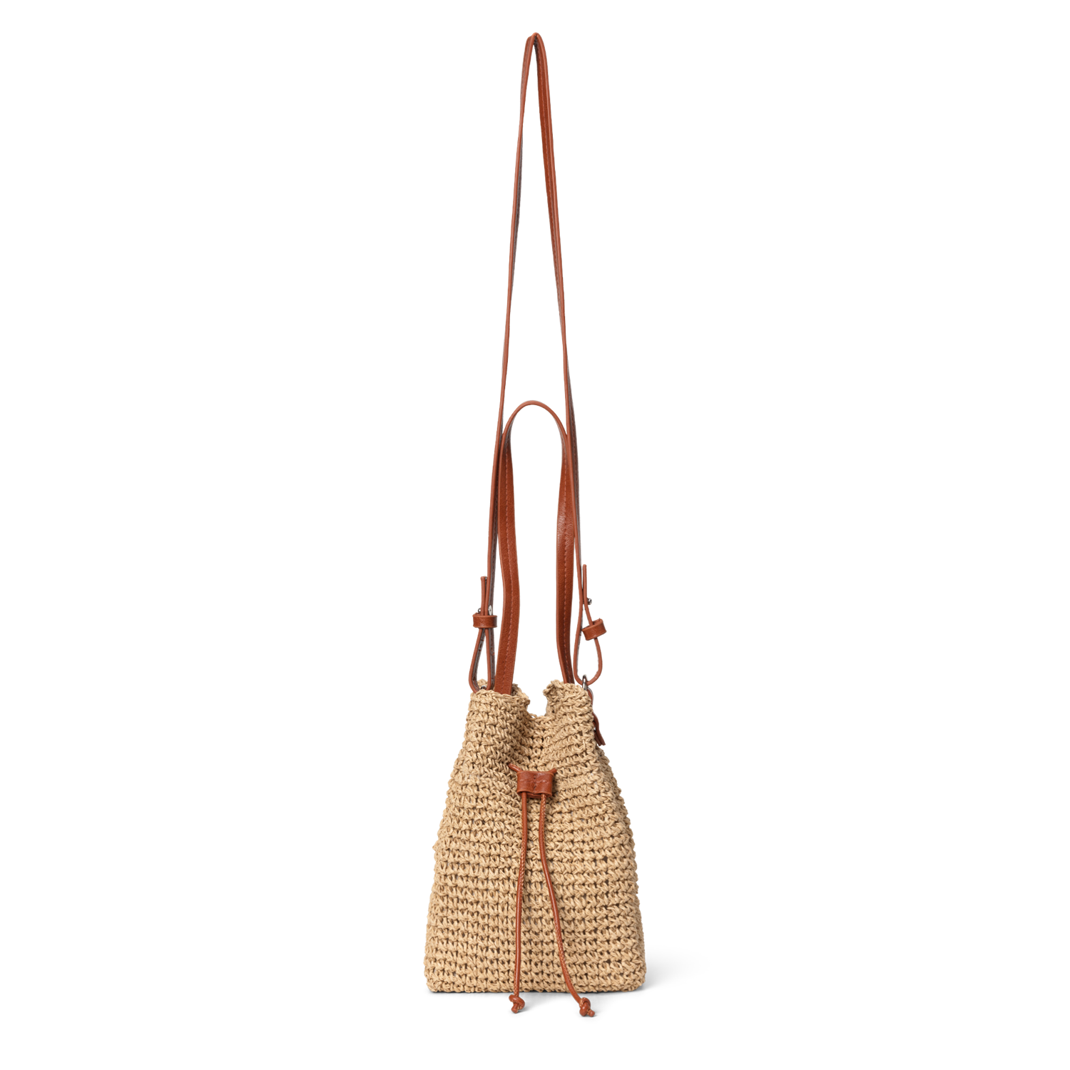 Day Natural Straw Bucket Beige