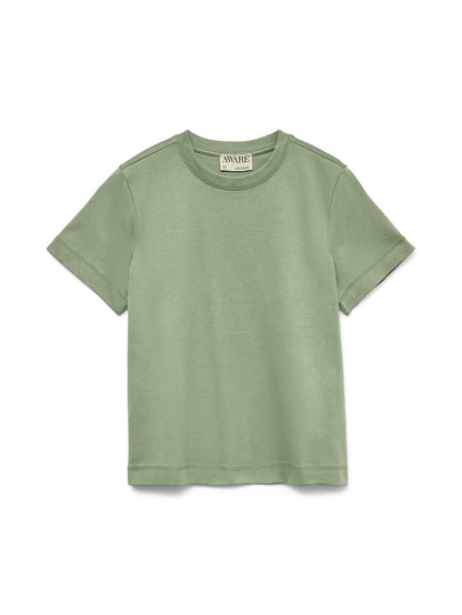 Awnaima Ss O-Neck T-Shirt Noos Grønn