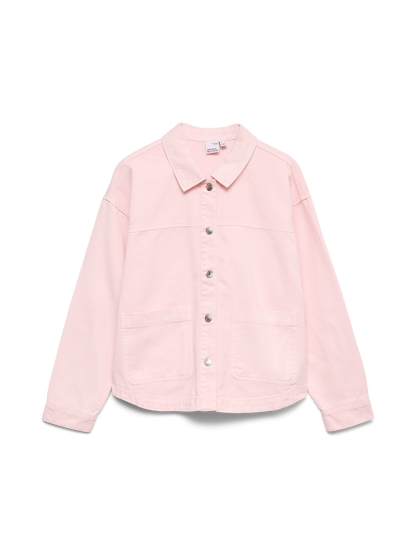 Vmjamie Ls Denim Shacket Mix Ga Noos Rosa