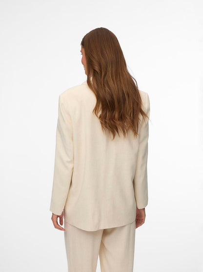 Vmsissevera Ls Blazer Beige
