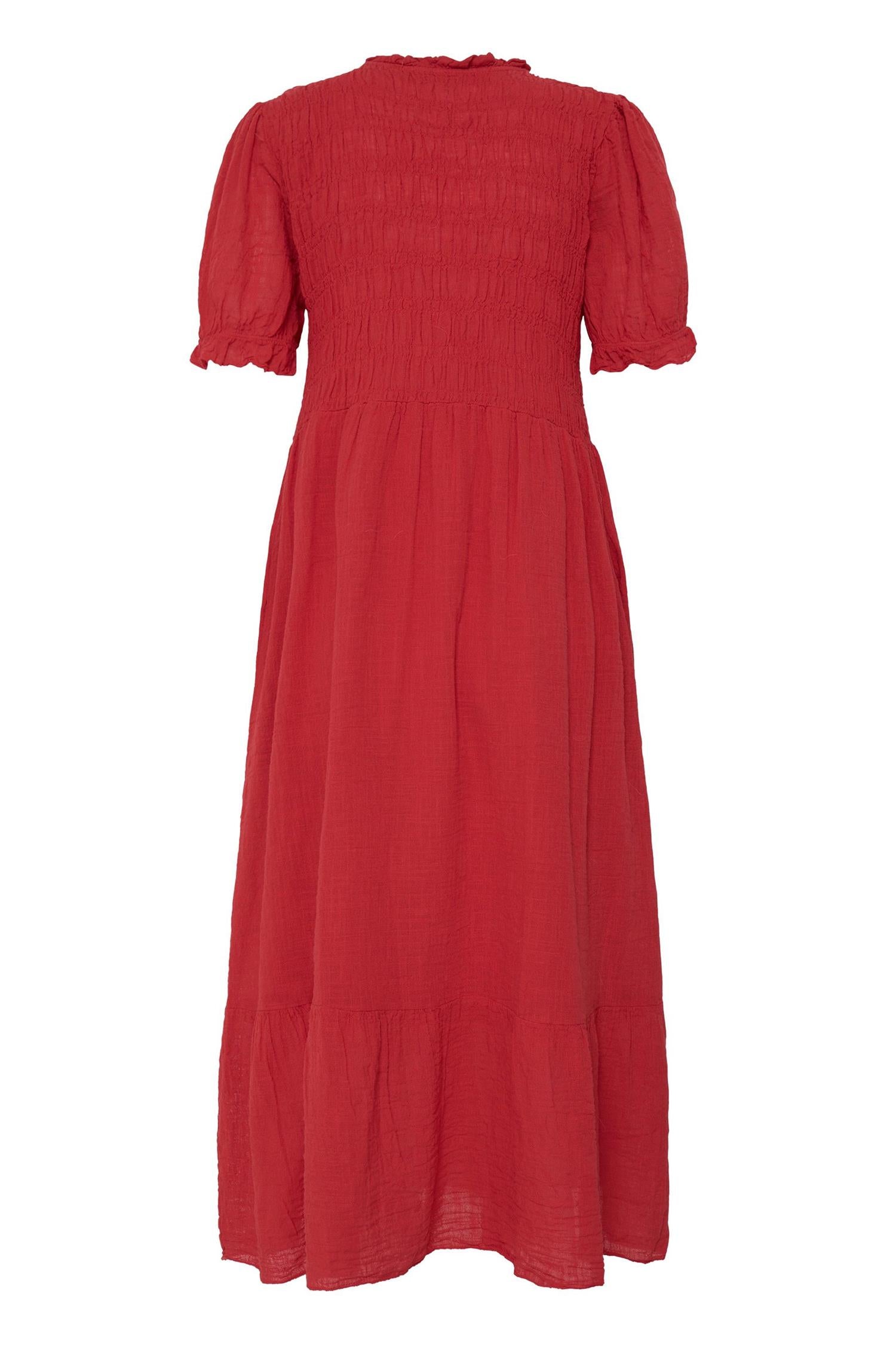 Sbalexa G Long Solid Dress Rød