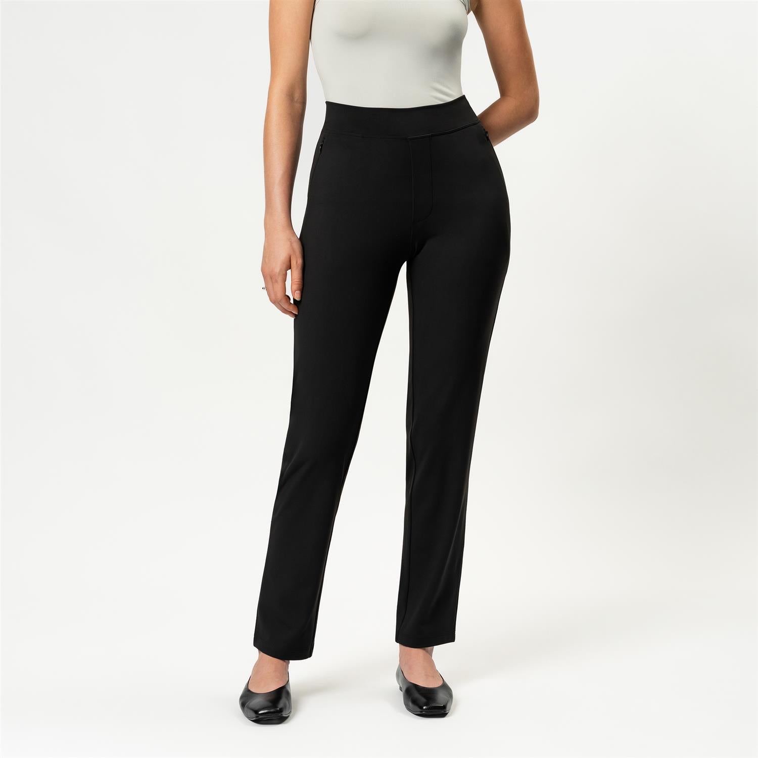 Asana Slim Pant Svart