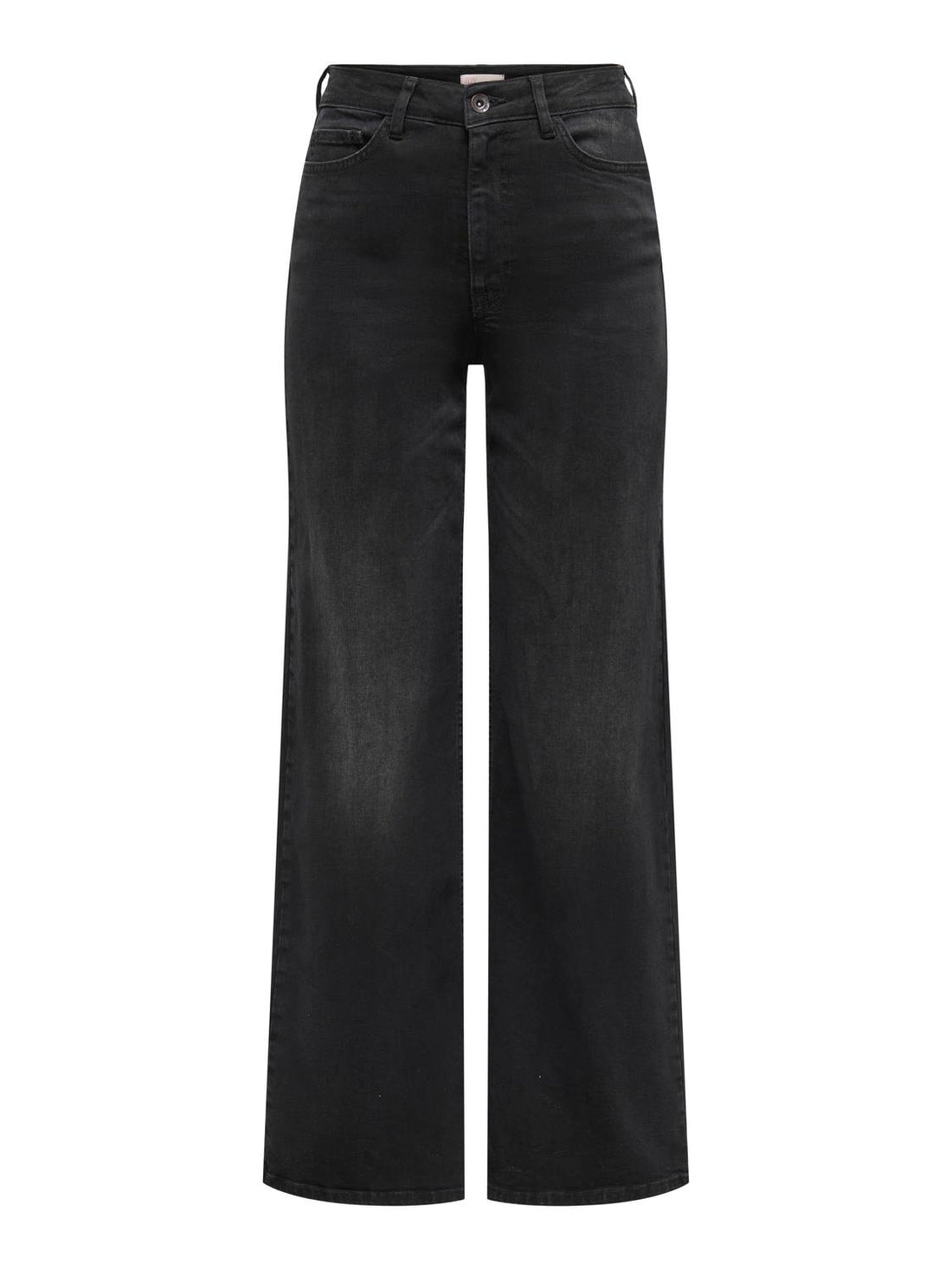 Jdyfelina-Fina Hw Wide Blk Jeansdnm Noos Sort