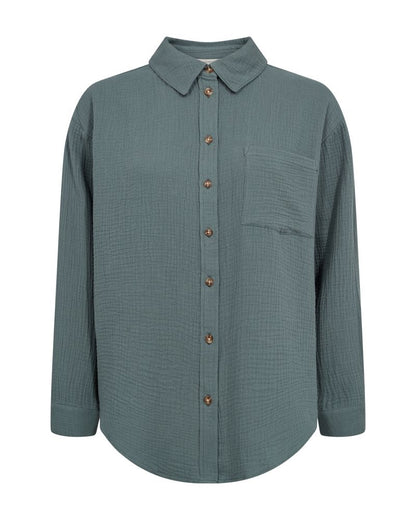 Fqesmingo-Shirt Grønn