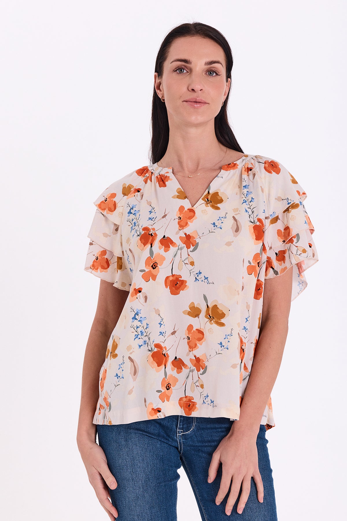 Fqadney-Blouse Beige