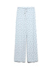Vmesther Aop Hw Loose Pants Jrs Blå