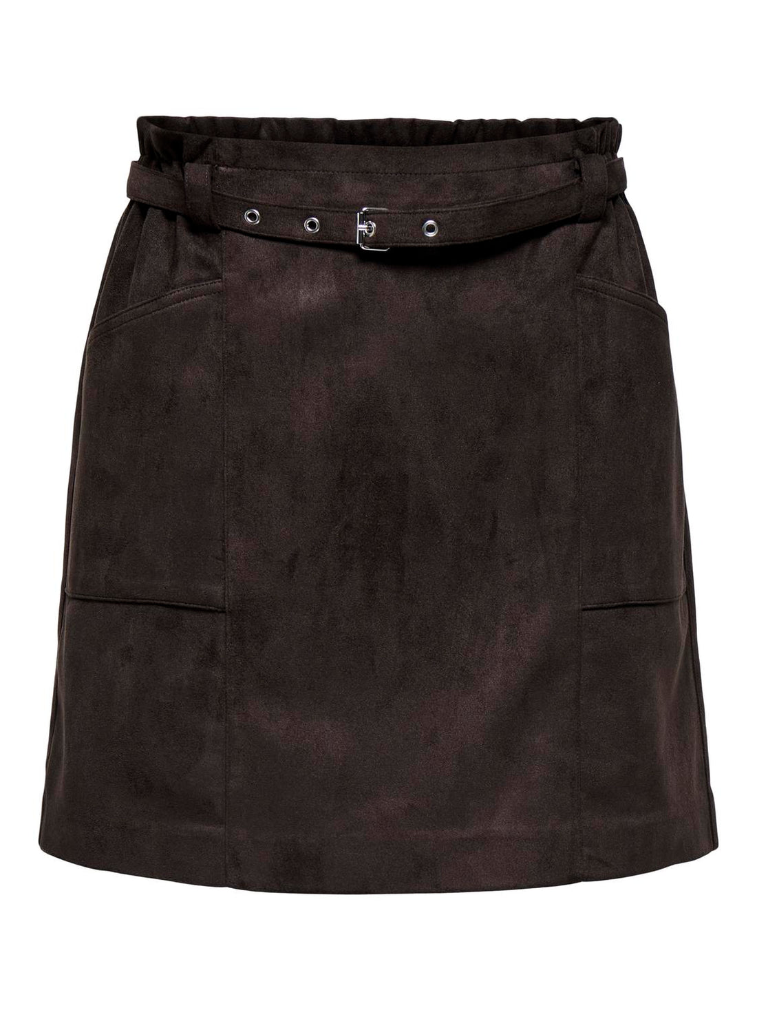 Onldiane Heidi Life Faux Suede Skirt Otw Mellomgrå