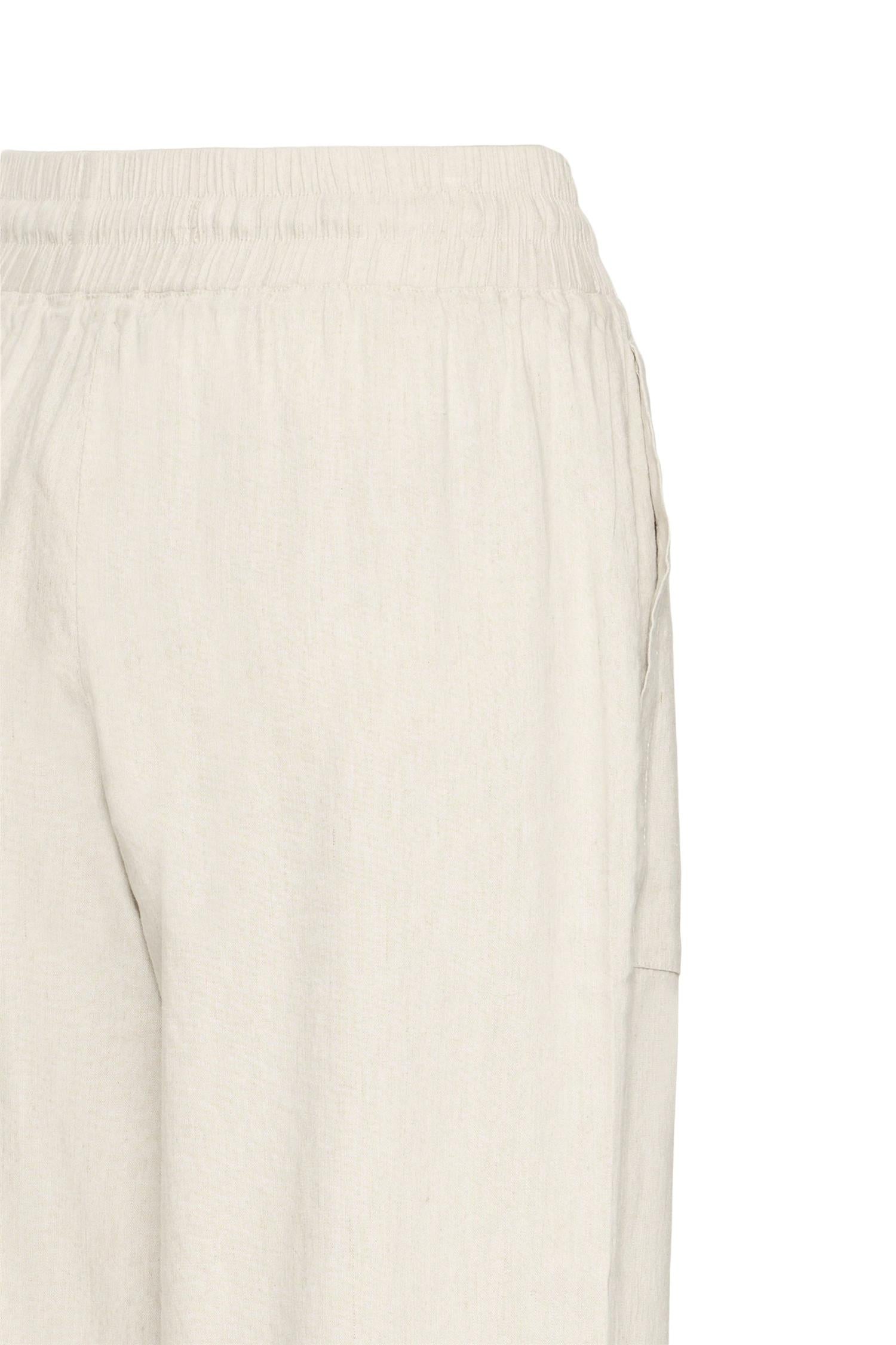 Pzluca Pant Full Length, Wide Beige
