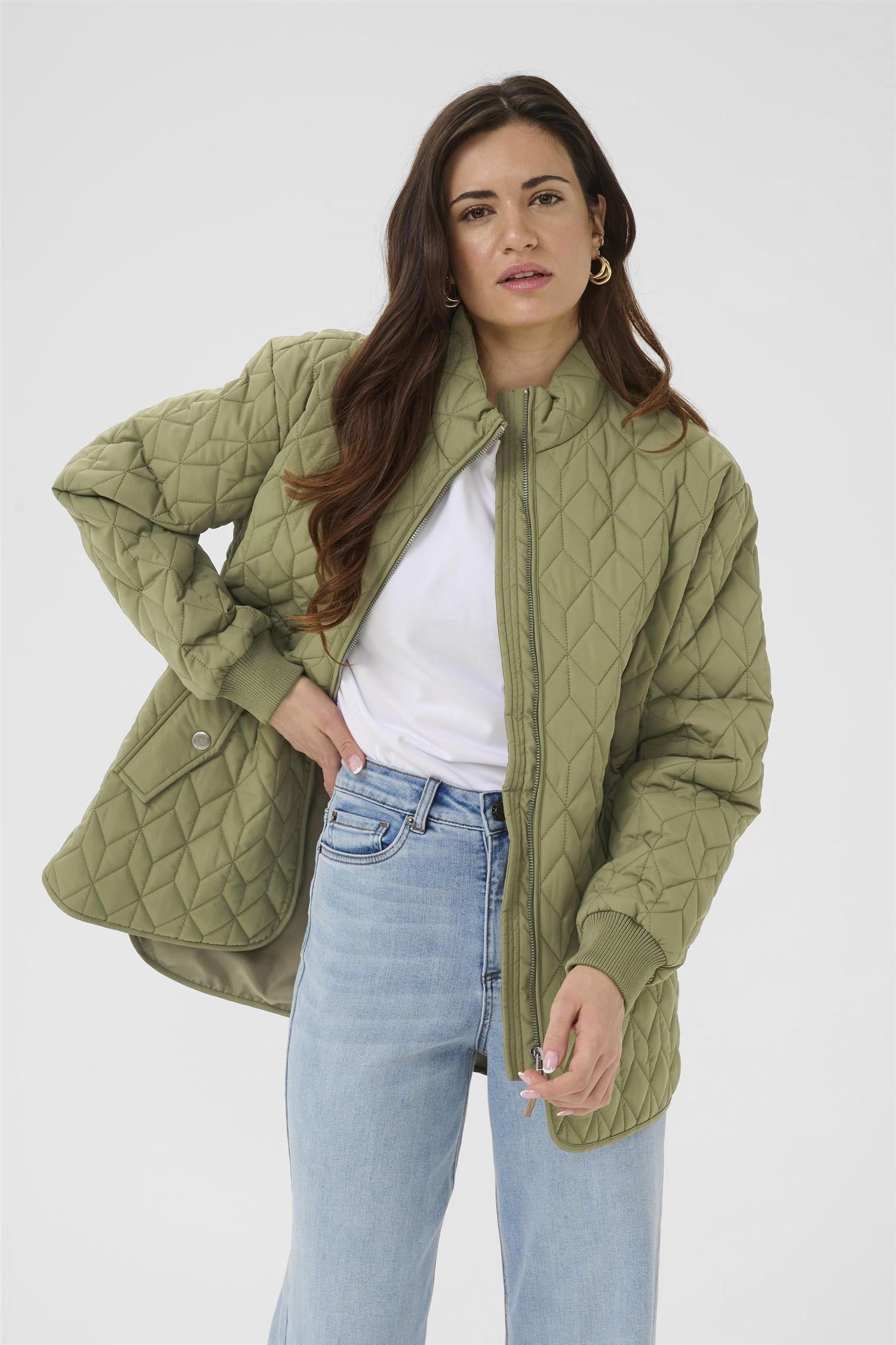 Kaleila Quilt Jacket Grønn