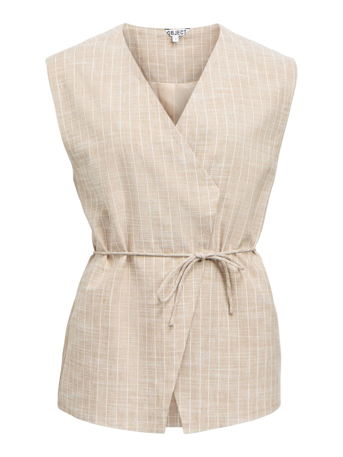 Objpaula Yui Lo Waistcoat 144 Beige