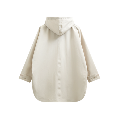 FQMOW-PONCHO Offwhite