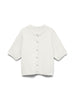 Vmkara 2/4 O-Neck Button Cardigan Exp Hvit