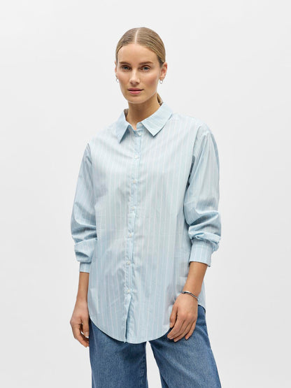 Objtutta Lo L/s Shirt Noos Blå