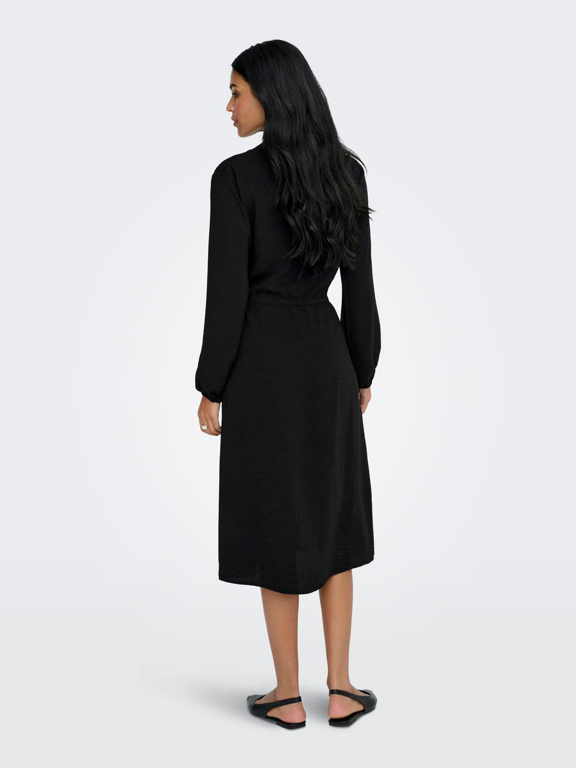 Jdydivya Life L/s Midi Dress Wvn Dia Sort